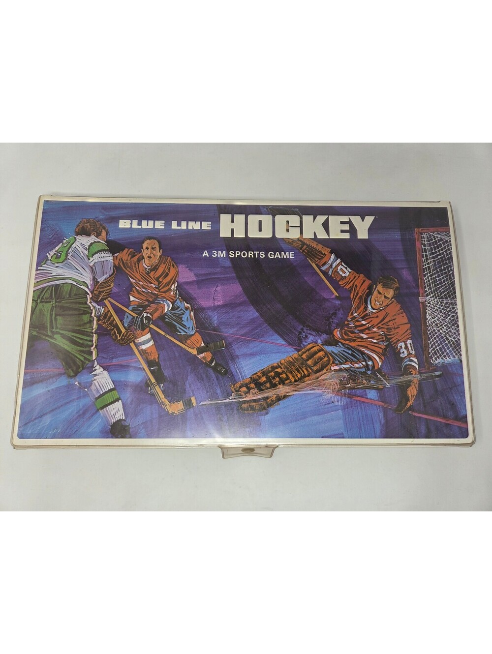 Blue Line Hockey Board Game by 3M Sports Game Complete
